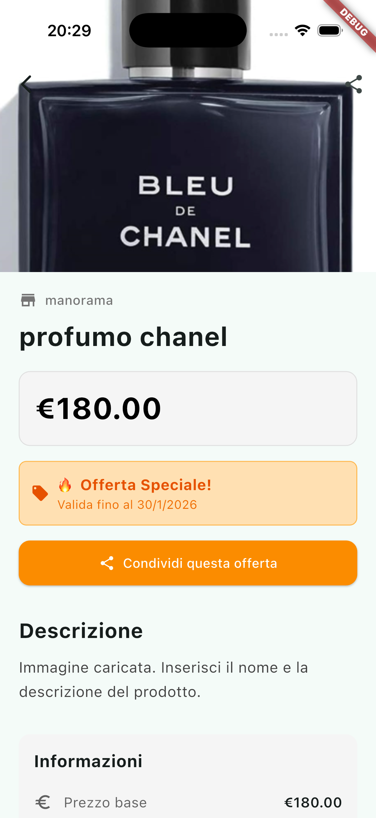 Condividi offerte AmaShop